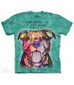 Pit Bull Smile - Dog T Shirt The Mountain