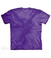 Spiral Purple - Mottled Dye T Shirt The Mountain