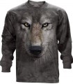 Wolf Face - Long Sleeve T Shirt The Mountain