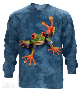 Victory Frog - Long Sleeve T Shirt The Mountain