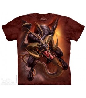 Dragon Raid - Fantasy T Shirt The Mountain