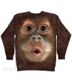 Big Face Baby Orangutan - Crewneck Sweatshirt The Mountain