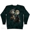 Three Wolf Moon - Crewneck Sweatshirt The Mountain