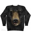 Black Bear Face - Crewneck Sweatshirt The Mountain