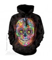 Day Of The Dead - Skull Hoodie The Mountain