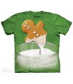 Gingerbread Dunk Attack - Christmas T Shirt The Mountain