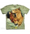 Meadow Horses - Animal T Shirt The Mountain