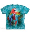 Macaw Mates Bird T Shirt The Mountain