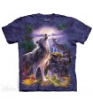Wolfpack Moon Animal T Shirt The Mountain
