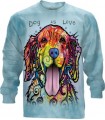 Adult Unisex Dog is Love Longsleeve T Shirt The Mountain