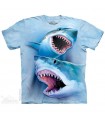 T-shirt Grands Requins Blancs The Mountain