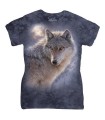 Loup à l'aventure - T-shirt Femme The Mountain