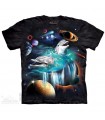The Mountain Unisex Galaxy Dolphins Aquatic T Shirt