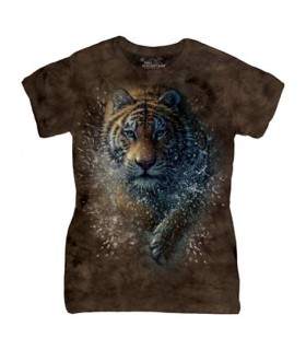 Ladies Tiger Splash T Shirt