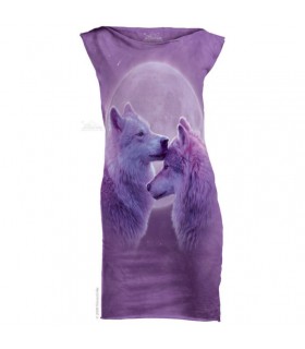 Loving Wolves T-Shirt Mini Dress