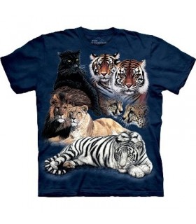 Big Cat Collage - Zoo Shirt Mountain