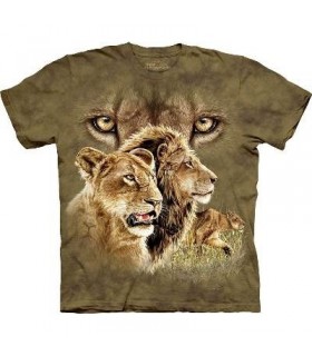 Find 10 Lions - Big Cats T Shirt by the Mountain