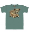 Lion Cub Focus - Zoo Animals T Shirt by the Mountain