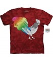 T-shirt Coq à colorier