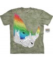 T-shirt rhinocéros à colorier