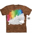 T-shirt porc-épic à colorier