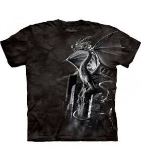 Silver Dragon - Dragons Shirt by the Mountain