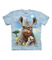 T-shirt Rhinocéros Selfie The Mountain