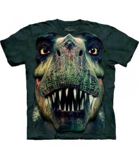 T-Shirt portrait de T-Rex par The Mountain
