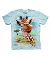 T-shirt Girafe en Selfie The Mountain