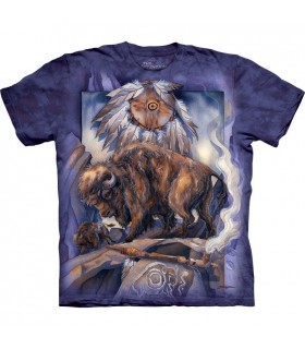 T-shirt Amérindien Bison The Mountain