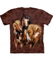 Trouver 8 Chevaux - T-shirt Cheval The Mountain