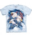 T-Shirt Aigle Patriote USA The Mountain