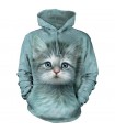 Blue Eyed Kitten Hoodie Sweatshirt