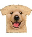 Big Face Golden Retriever Puppy T Shirt