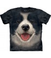 Big Face Border Collie Puppy T Shirt