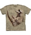T-Shirt Rhinocéros Blanc - The Mountain