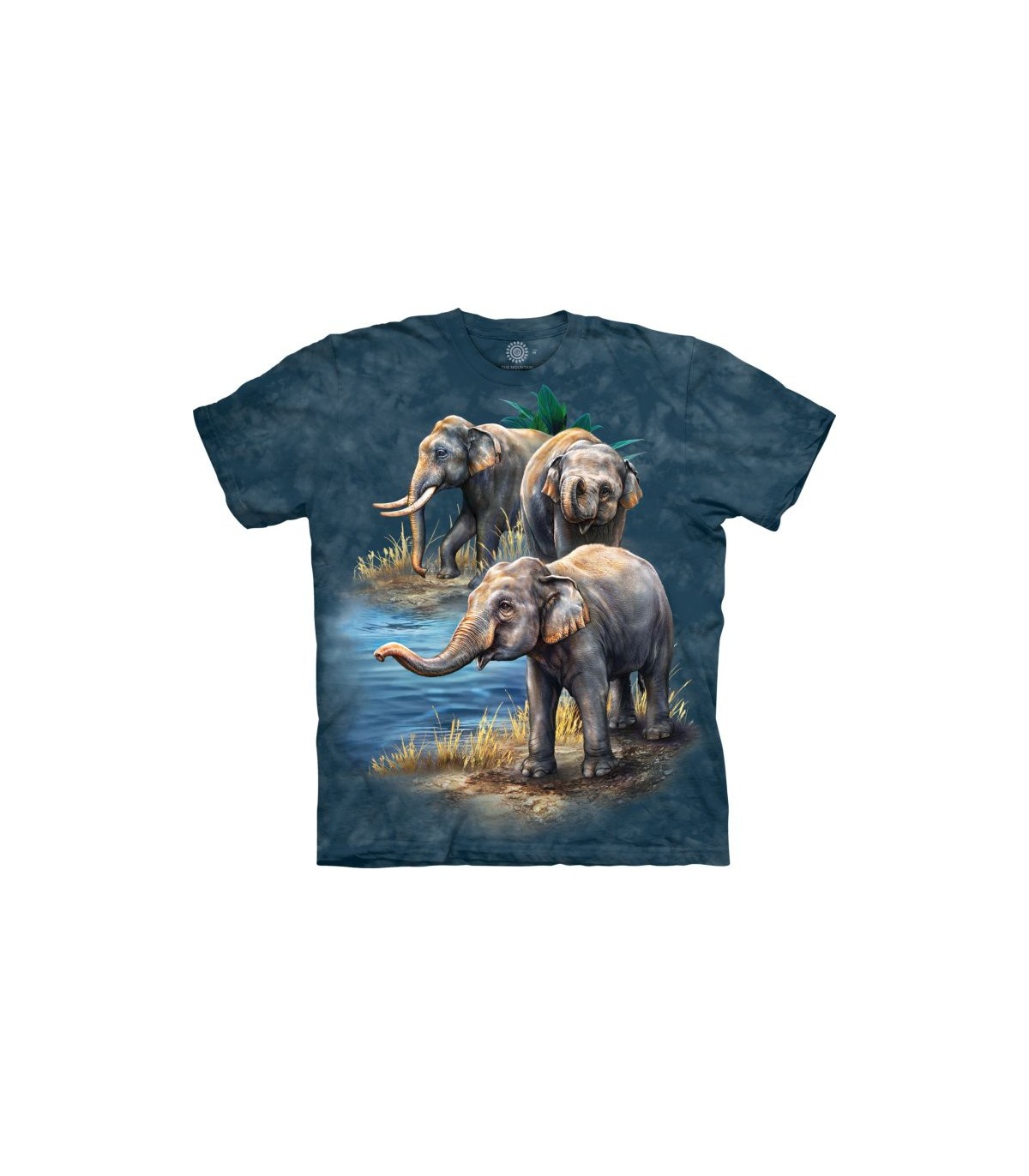 The Mountain Unisex Child Asian Elephants Animal T Shirt 