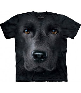 T-Shirt Labrador noir par The Mountain