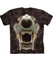 Sabertooth Skull T Shirt