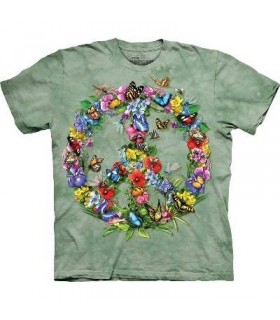 Butter Dragon Peace - Butterfly T Shirt by the Mountain