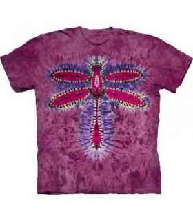 Dragonfly Tie-Dye - Insect T Shirt by the Mountain