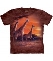 Coucher de soleil Africain - T-shirt Animal The Mountain