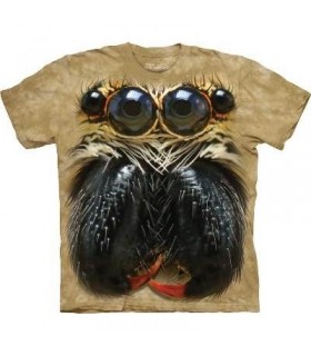 Jumping Spider Face - Spider T Shirt Mountain