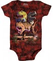 Rex Collage Dinosaur Babygrow