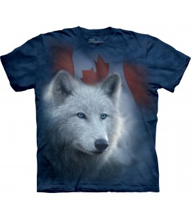 Canadian White Wolf T Shirt