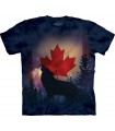 T-shirt Loup Hurlant du Canada The Mountain