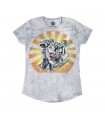 The Mountain Tigers Blaze Womens Tri-Blend Animal T Shirt