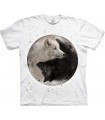 T-shirt Loups Yin Yang Edition Spéciale Blanc The Mountain