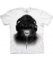 The Mountain DJ Caesar Gorilla Special Edition White T Shirt
