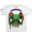 The Mountain DJ Peace Frog Special Edition White T Shirt